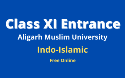 Class XI AMU Entrance – Indo Islamic